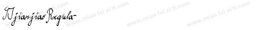 SJjianjiao Regula字体转换